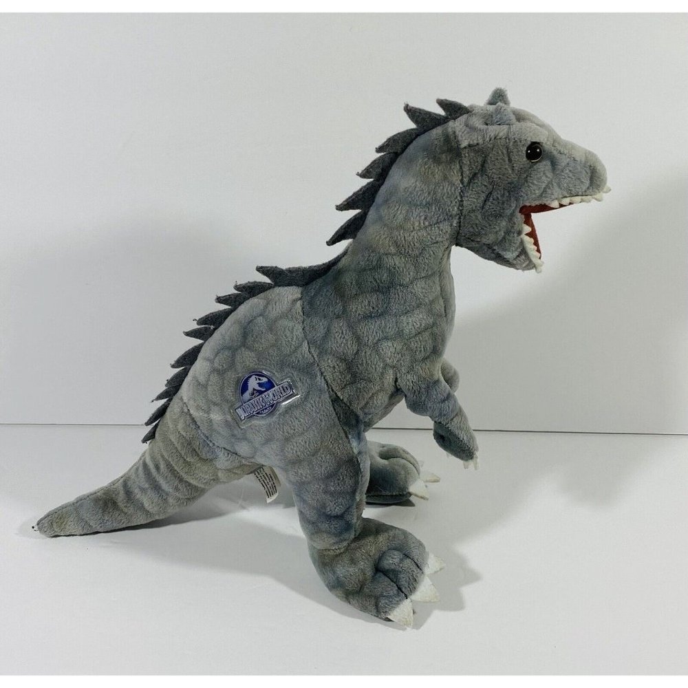 Jurrasic World Dinosaur Dino Kids Toys T-Rex Gray Stuffed Animals Tyranosauras